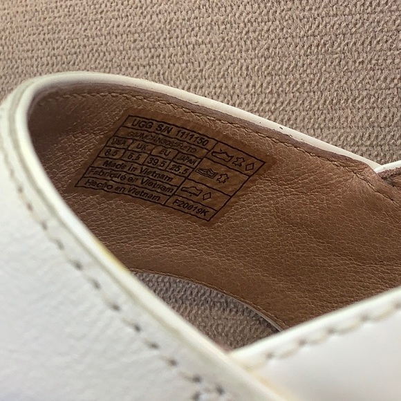 UGG White Sandals - Picture 7 of 9